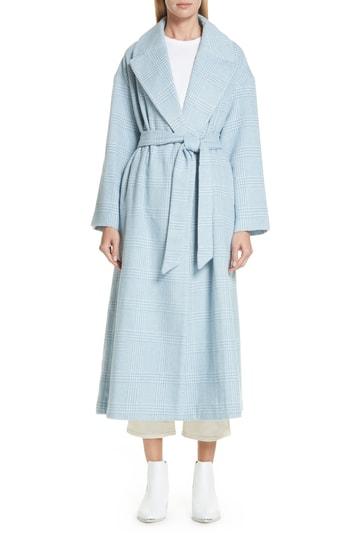 Women's Ganni Woodside Coat Us / 38 Eu - Blue