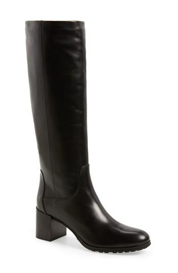 Women's Aquatalia Evelin Weatherproof Knee High Boot .5 M - Black