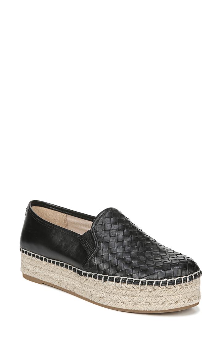 Women's Sam Edelman Catherine Platform Sneaker M - Black