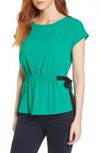 Women's Pleione Gathered Waist Side Tie Top - Green