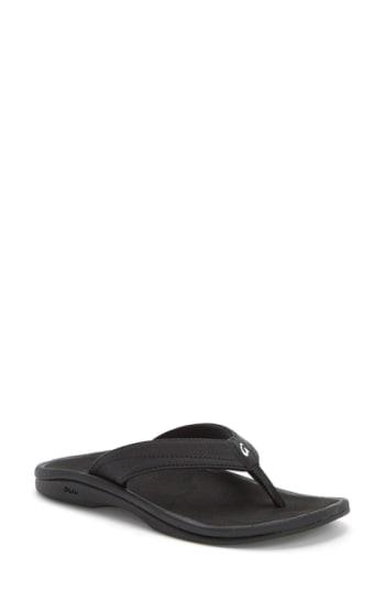 Women's Olukai Ohana Sandal M - Black