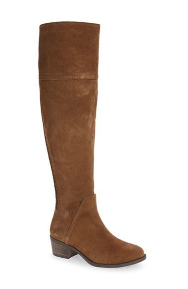 Women's Vince Camuto Bendra Over The Knee Split Shaft Boot .5 Regular Calf M - Brown