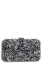 Nordstrom Confetti Glitter Minaudiere - Black