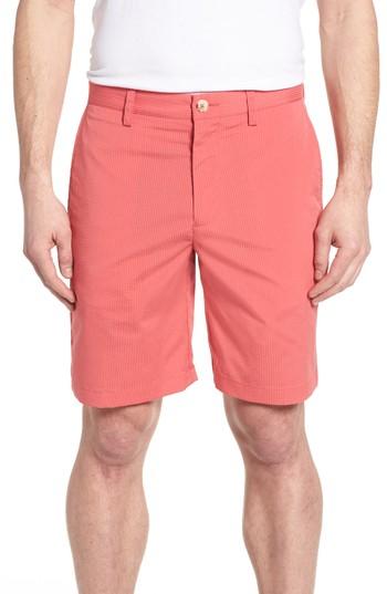 Men's Southern Tide Seersucker Shorts - Red