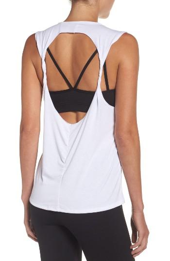 Women's Onzie Twist Tank, Size - White