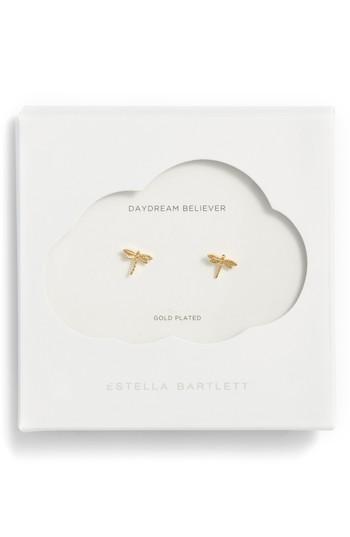 Women's Estella Bartlett Dragonfly Stud Earrings