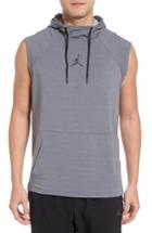 Men's Nike Jordan 23 Tech Sphere Sleeveless Training Hoodie - Grey