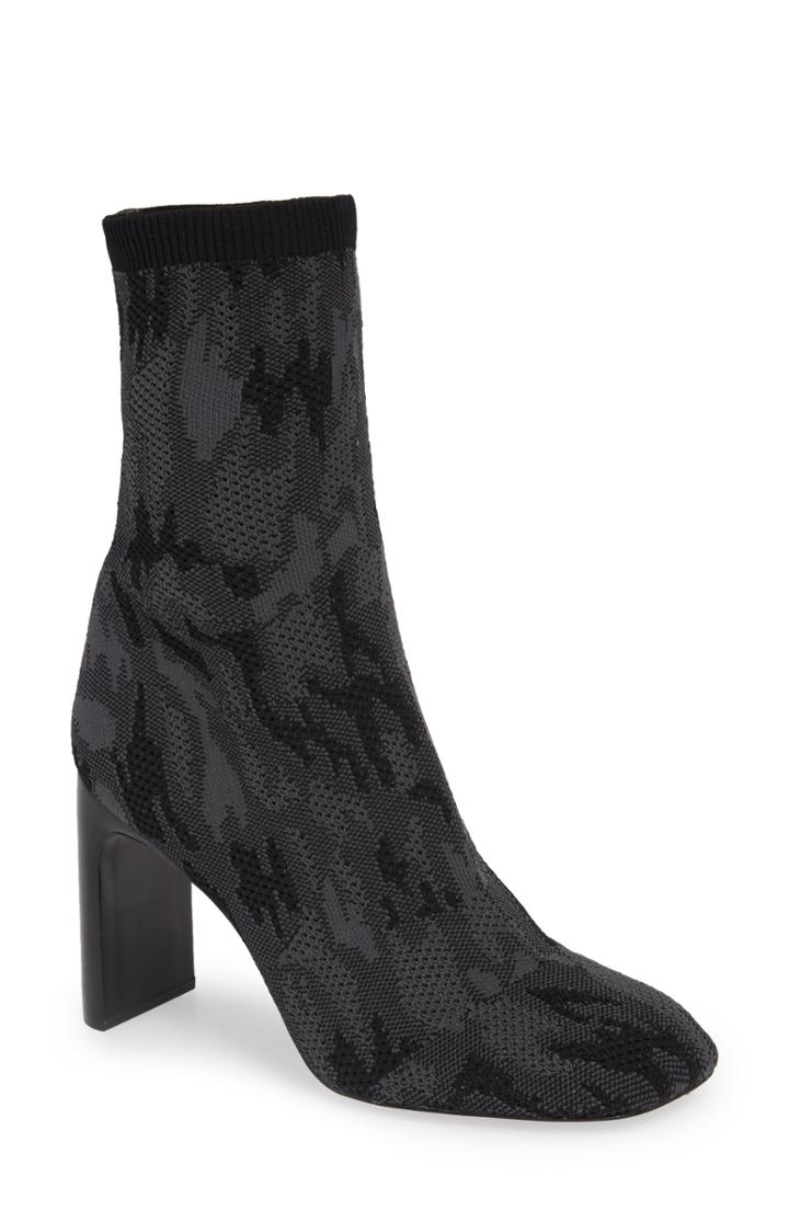 Women's Rag & Bone Ellis Sock Knit Boot Us / 37eu - Black