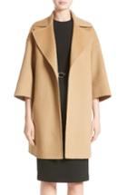 Women's Michael Kors Wool Blend Coat - Brown