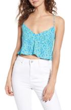 Women's Afrm Kyla Crop Top - Blue