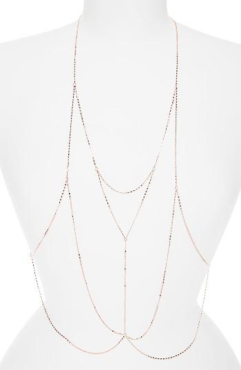 Women's Topshop Fine Body Chain