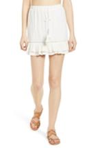 Women's Lost + Wander Daisy Ruffle Miniskirt - White