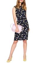 Women's Boden Martha Print Sheath Dress - Blue