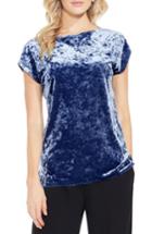 Women's Vince Camuto Crushed Velvet Knit Tee