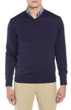 Men's Peter Millar Collection Cashmere V-neck Sweater - Blue