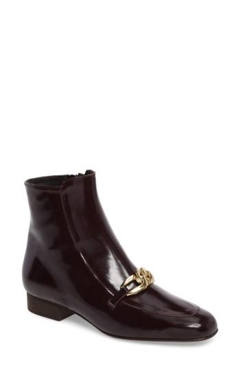 Women's Free People Emerald City Bootie Us / 37eu - Burgundy