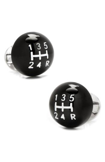Men's Cufflinks, Inc. Gear Shift Cuff Links