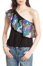 Women's Free People Annka Ruffle One-shoulder Tank