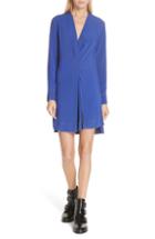 Women's Rag & Bone Shields Silk Minidress - Blue