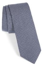 Men's 1901 Mini Medallion Cotton Tie, Size - Blue