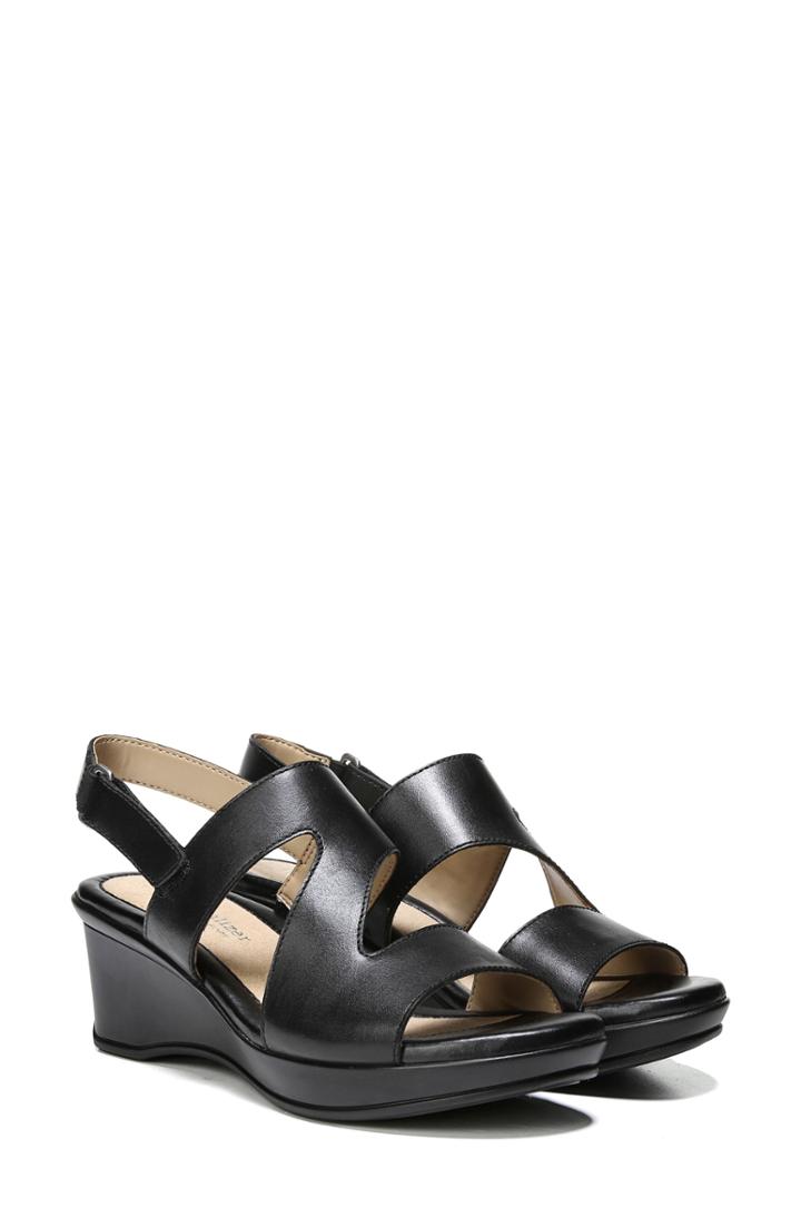 Women's Naturalizer Valerie Wedge Sandal W - Black
