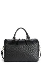Sole Society Weave Oversize Satchel - Black