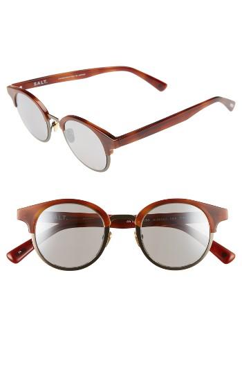 Women's Salt Rumack 46mm Polarized Sunglasses - Copper Tone/ Antique Gold
