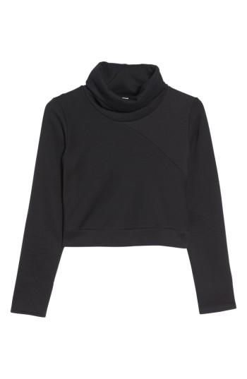 Women's Alo Elite Crop Top - Black