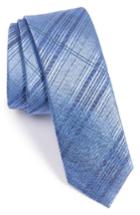 Men's Calibrate Silves Stone Plaid Skinny Tie
