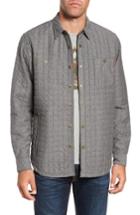 Men's Timberland Gunstock River Lightweight Quilted Shirt Jacket, Size - Grey