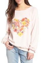 Women's Wildfox Blooming Heart Pullover