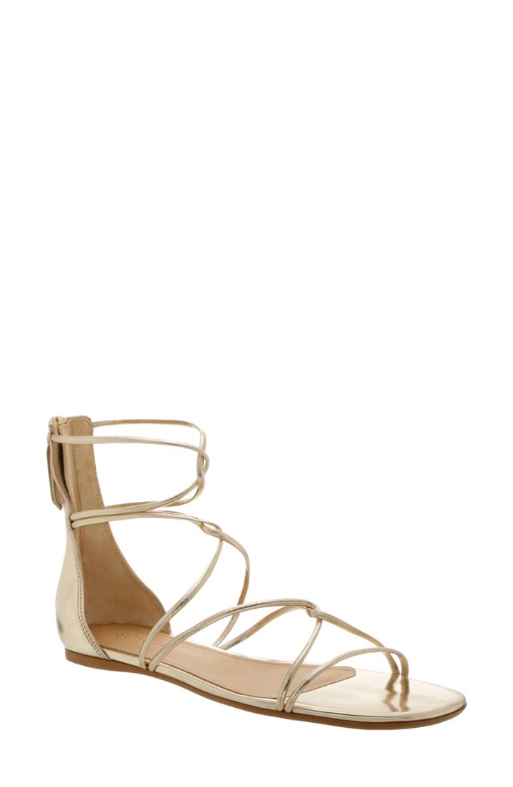 Women's Schutz Fabia Gladiator Sandal M - Metallic