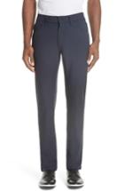 Men's Emporio Armani Stretch Cotton Five Pocket Trousers - Blue