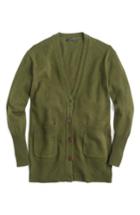 Women's J.crew Oversize Wool Blend Cardigan - Green