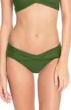 Women's Robin Piccone Twist Waistband Hipster Bikini Bottoms - Green