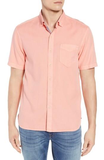Men's Tommy Bahama Dobby Dylan Sport Shirt - Pink
