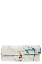 Skinny Dip Marble Print Brush Roll