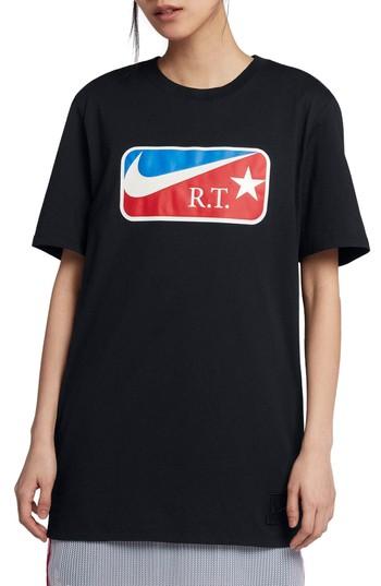 Women's Nike Nikelab X Rt Graphic Tee - Black