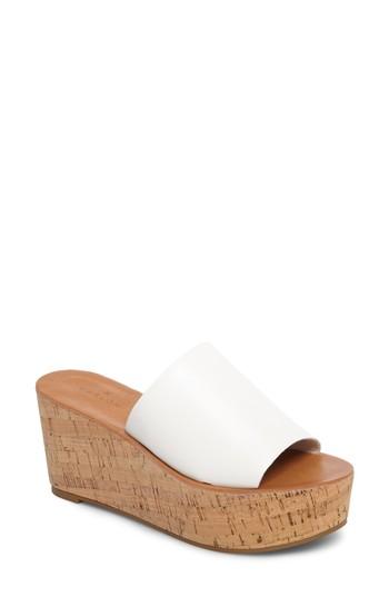 Women's Caslon Hailey Platform Sandal .5 M - White