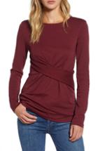 Women's Halogen X Atlantic-pacific Wrap Blouse