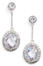 Women's Judith Jack Lend An Ear Oval Drop Earrings