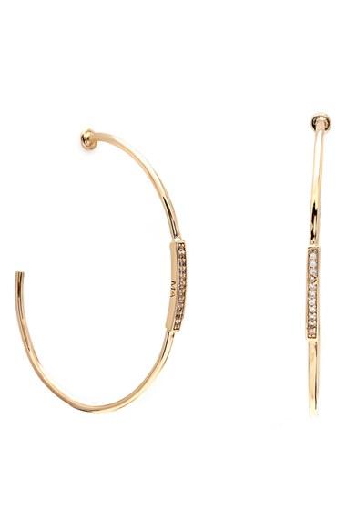 Women's Melanie Auld Pave Hoop Earrings
