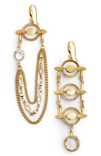 Women's Badgley Mischka Asymmetrical Drop Earrings