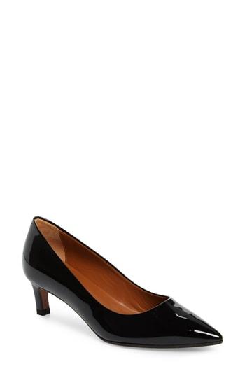 Women's Aquatalia Marianna Kitten Heel Pump M - Black