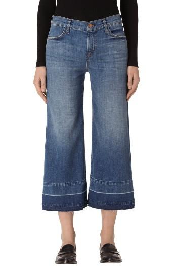 Women's J Brand Liza Release Hem Denim Culottes - Blue