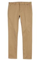 Men's Hugo Helgo Flat Front Stretch Pants R - Beige