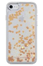 Rebecca Minkoff Confetti Hearts Glitter Iphone 7/8 Case - Pink