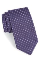 Men's Gitman Geometric Silk Tie, Size X-long - Purple