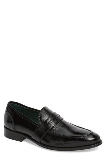 Men's Mezlan Argos Penny Loafer M - Black
