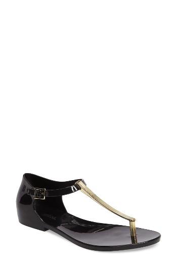 Women's Melissa Honey Chrome Thong Sandal